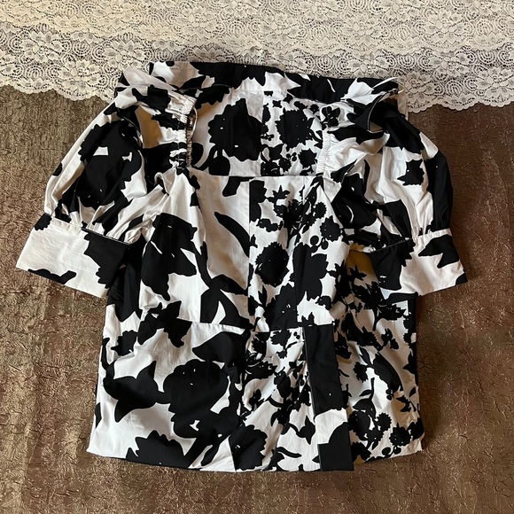 Christopher John Puff Sleeve Formal Dress - Picture 2 of 13